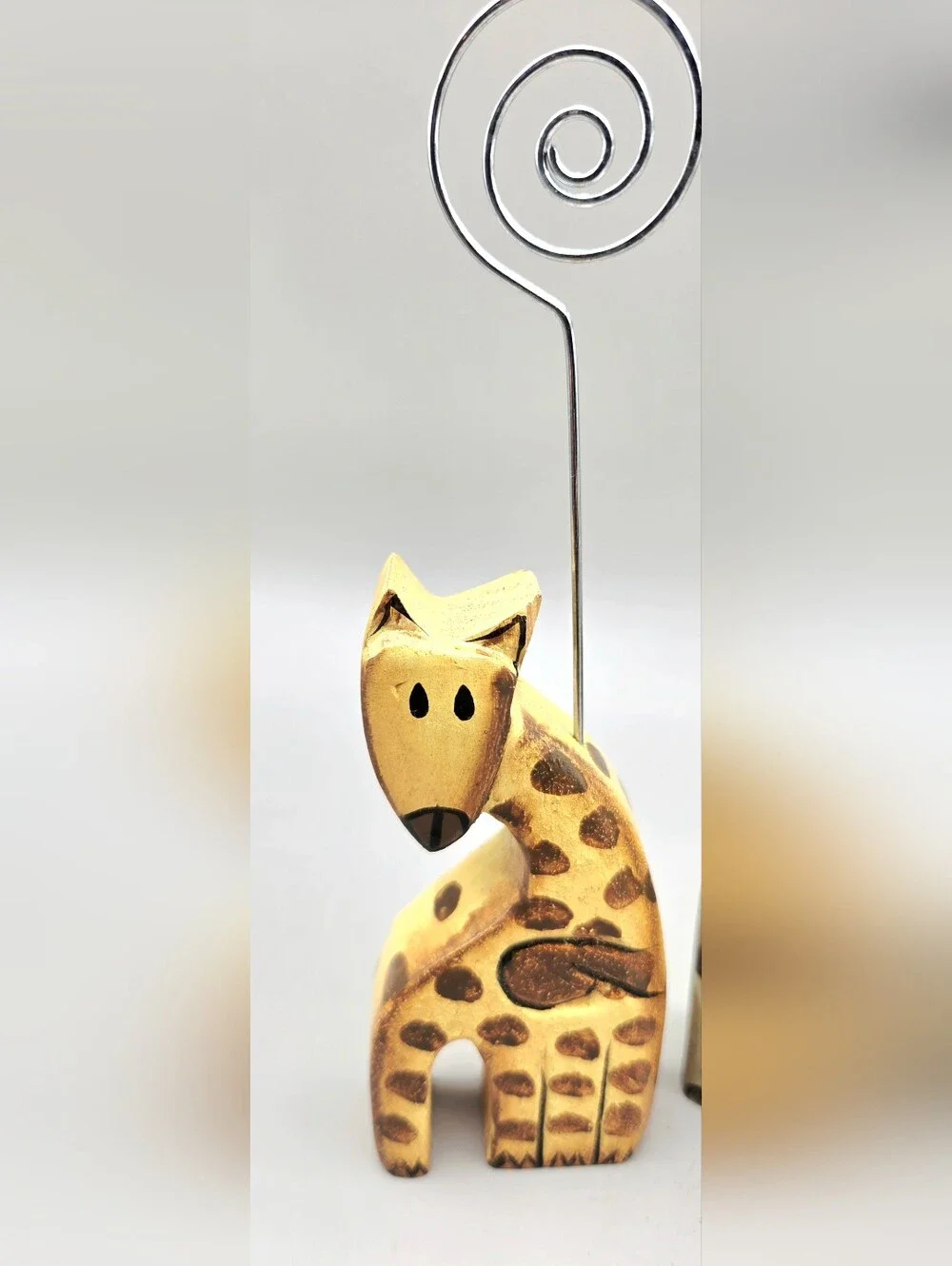Pier 1 Animal Photo Holder Set of 3, Giraffe, Elephant & Zebra